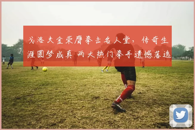 戈洛夫金荣膺拳击名人堂，传奇生涯圆梦成真 两大热门拳手遗憾落选引热议